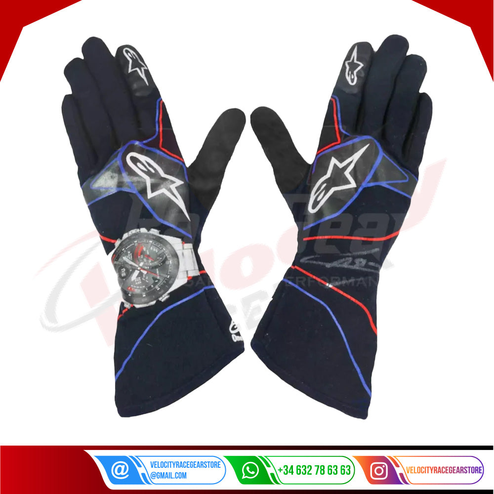 2019 Pierre Gasly Belgian GP F1 Race Gloves - Velocity Racegear-2019 Pierre Gasly Belgian GP F1 Race Gloves - Velocity Racegear-F1 Gloves