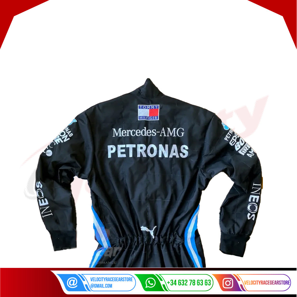 2020 Lewis Hamilton Mercedes AMG F1 Embroidery Race Suit - Velocity Racegear-2020 Lewis Hamilton Mercedes AMG F1 Embroidery Race Suit - Velocity Racegear-F1 Racing Suit