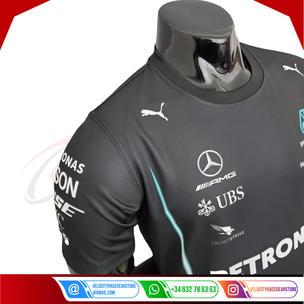 2021 Mercedes Lewis Hamilton Formula One T-Shirt - Velocity Racegear-2021 Mercedes Lewis Hamilton Formula One T-Shirt - Velocity Racegear-F1 Polo Shirts