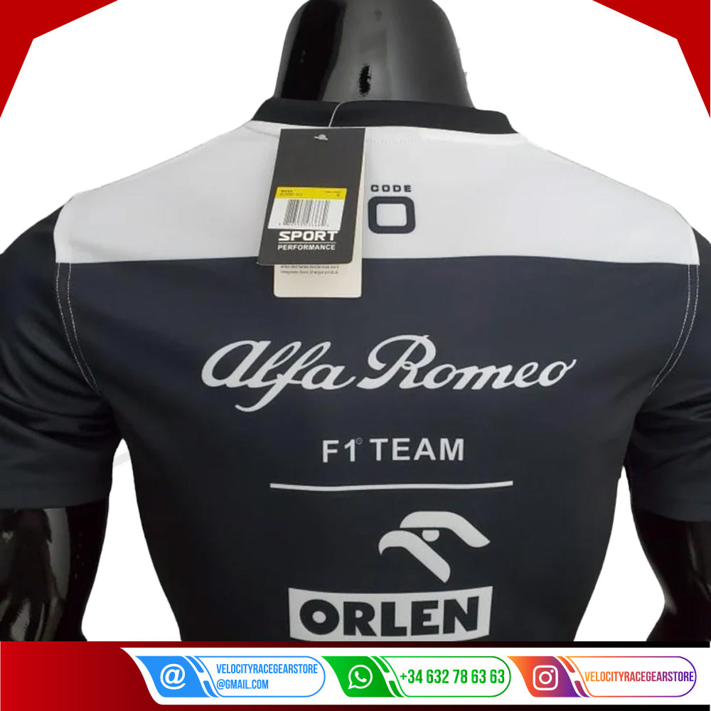 2022 Alfa Romeo Formula One T-Shirt - Velocity Racegear-2022 Alfa Romeo Formula One T-Shirt - Velocity Racegear-F1 Polo Shirts