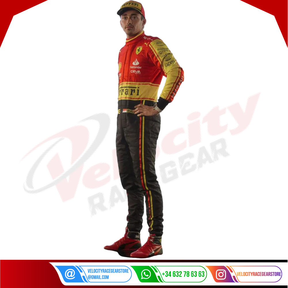 2023 Scuderia Ferrari F1 Race Suit  Monza GP Special Edition - Velocity Racegear-2023 Scuderia Ferrari F1 Race Suit KIDS Monza GP Special Edition - Velocity Racegear-F1 Racing Suit