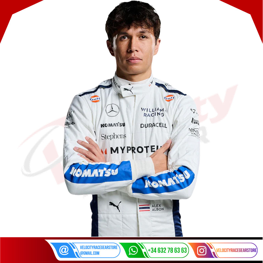 2024 Alex Albon Williams F1 Team Race Suit - Velocity Racegear-2024 Alex Albon Williams F1 Team Race Suit KIDS - Velocity Racegear-F1 Racing Suit