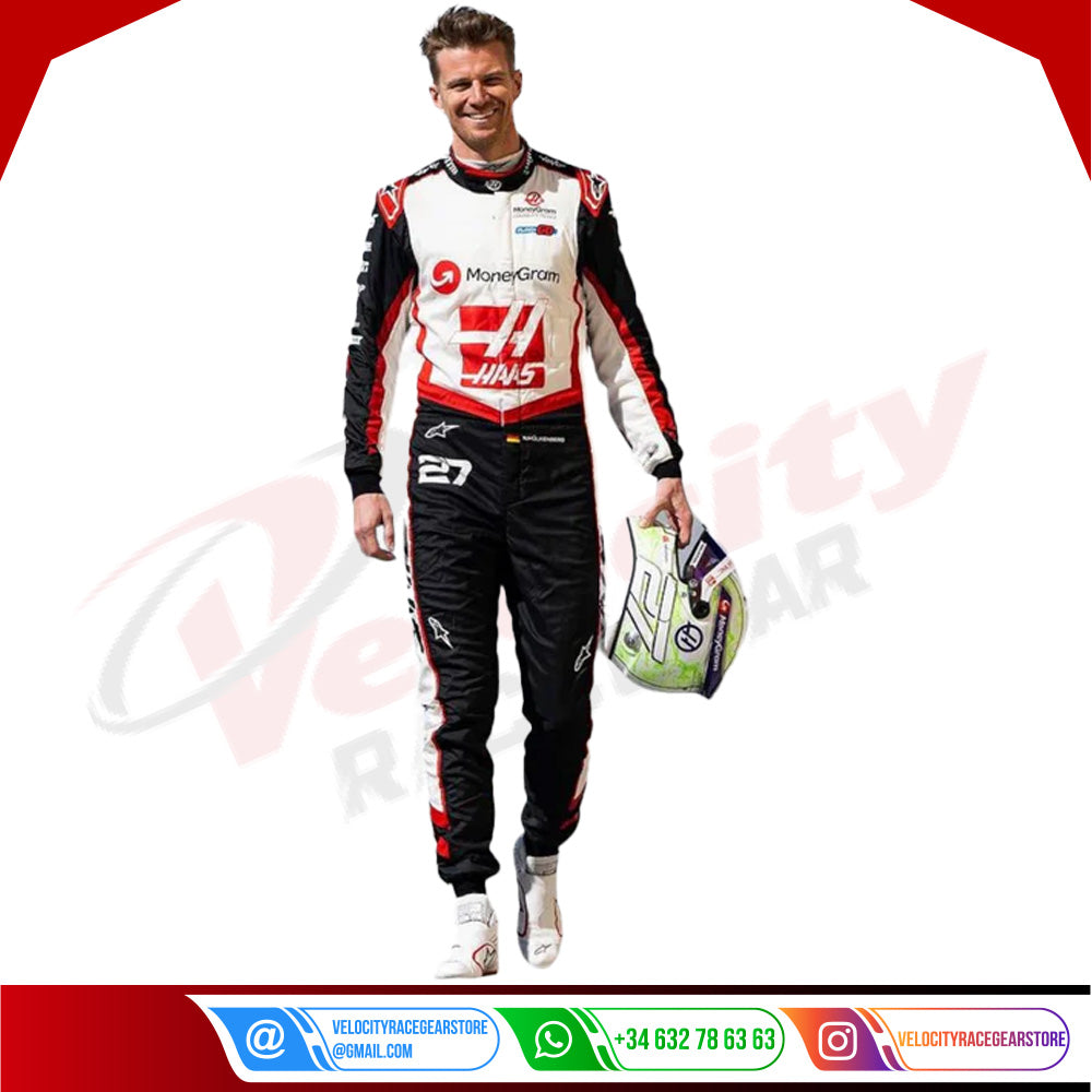 2024 Kevin Magnussen Haas F1 Team Race Suit - Velocity Racegear-2024 Kevin Magnussen Haas F1 Team Race Suit - Velocity Racegear-F1 Racing Suits