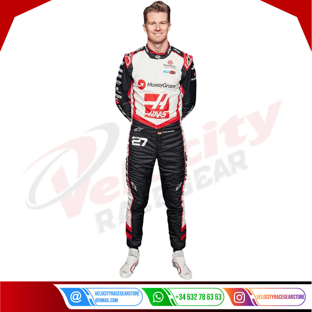2024 Kevin Magnussen Haas F1 Team Race Suit - Velocity Racegear-2024 Kevin Magnussen Haas F1 Team Race Suit - Velocity Racegear-F1 Racing Suits