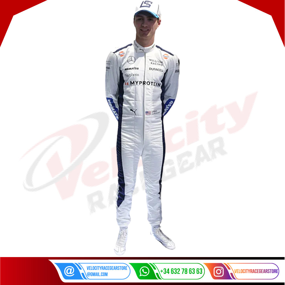 2024 Logan Sargeant Williams F1 Team Race Suit - Velocity Racegear-2024 Logan Sargeant Williams F1 Team Race Suit KIDS - Velocity Racegear-F1 Racing Suits
