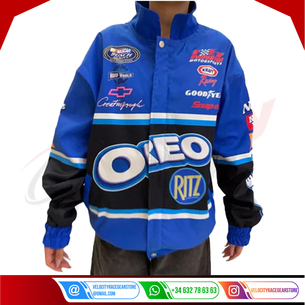 F1 Biker Racing Streetwear Embroidered Bomber Jacket - Velocity Racegear-F1 Biker Racing Streetwear Embroidered Bomber Jacket - Velocity Racegear-F1 jacket