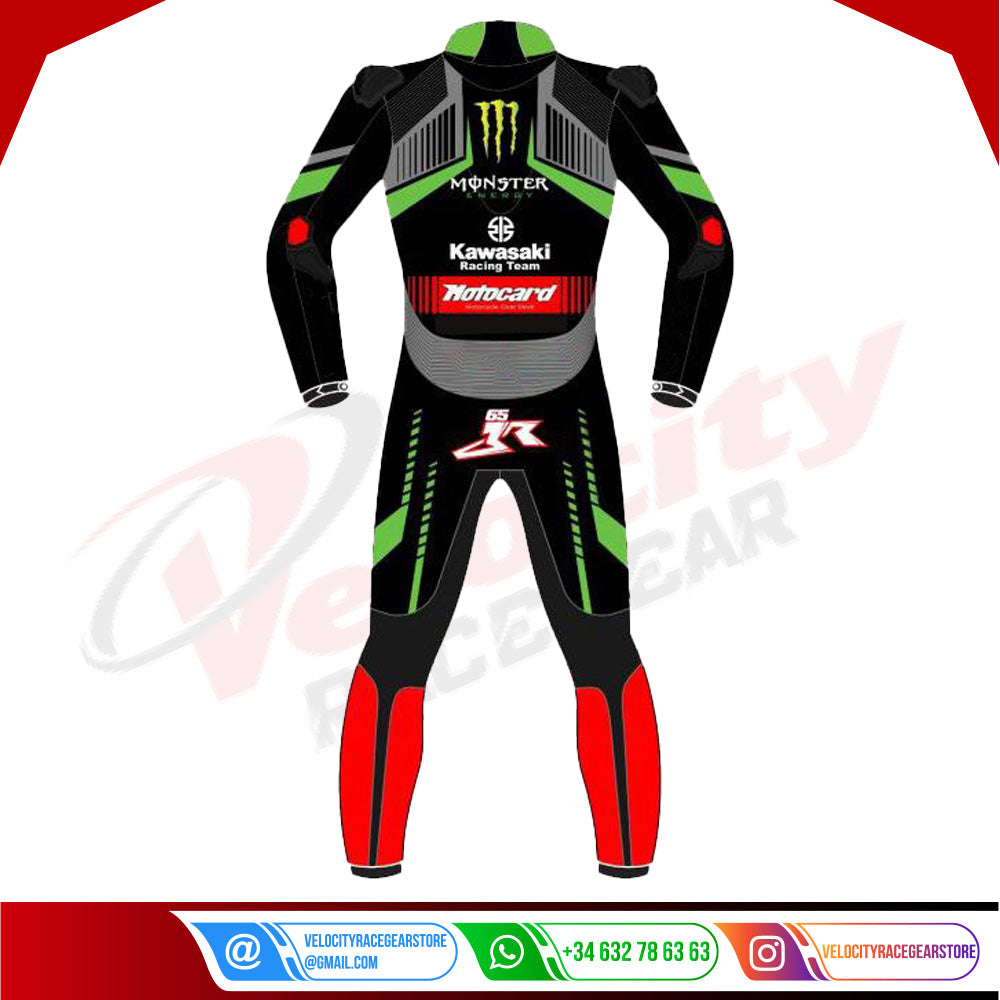 Jonathan Rea Kawasaki WSBK 2018 Leather Suit - Velocity Racegear-null