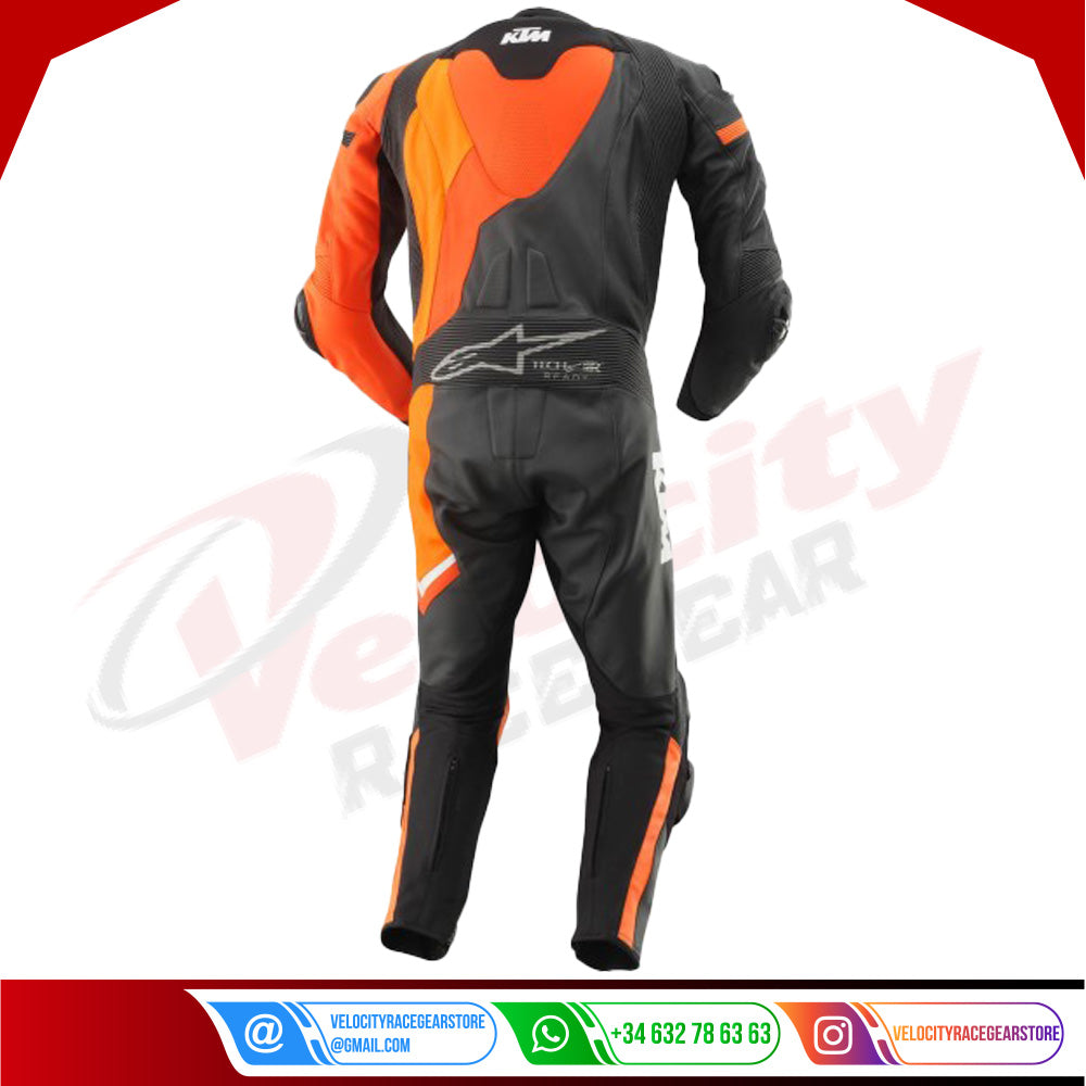 KTM RADIUS 1-PCS SUIT Motorcycle Leather Suit Motorbike Racing suit CE Approved Protection - Velocity Racegear-null