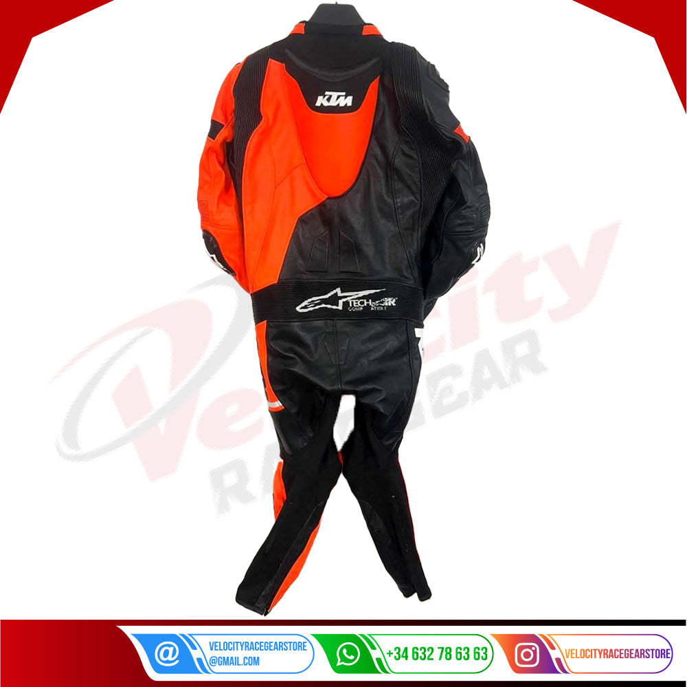 KTM RADIUS 1-PCS SUIT Motorcycle Leather Suit Motorbike Racing suit CE Approved Protection - Velocity Racegear-null