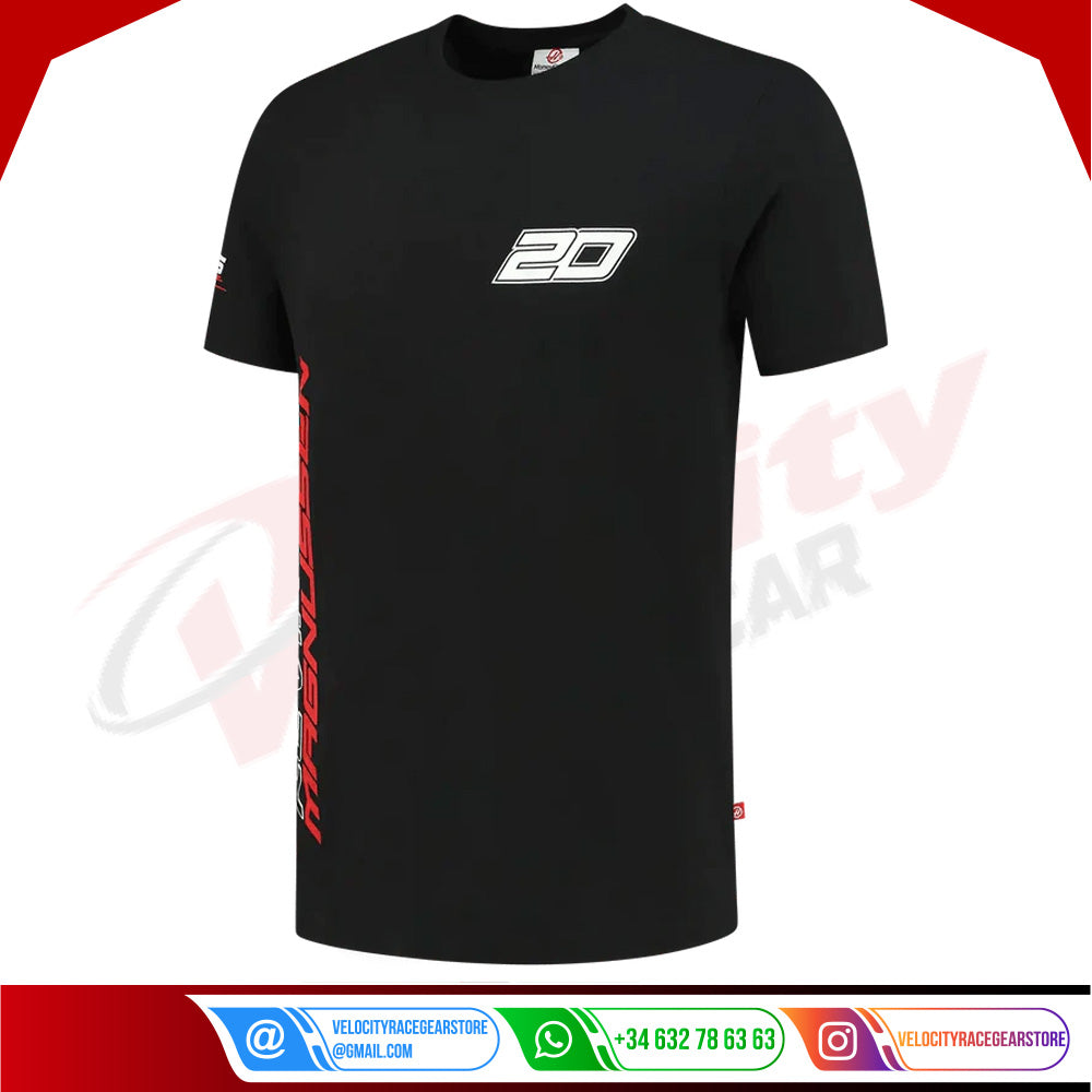 Kevin Magnussen 2023 T-shirt Black New desinged - Velocity Racegear-Kevin Magnussen 2023 T-shirt Black New desinged - Velocity Racegear-F1 Polo Shirts
