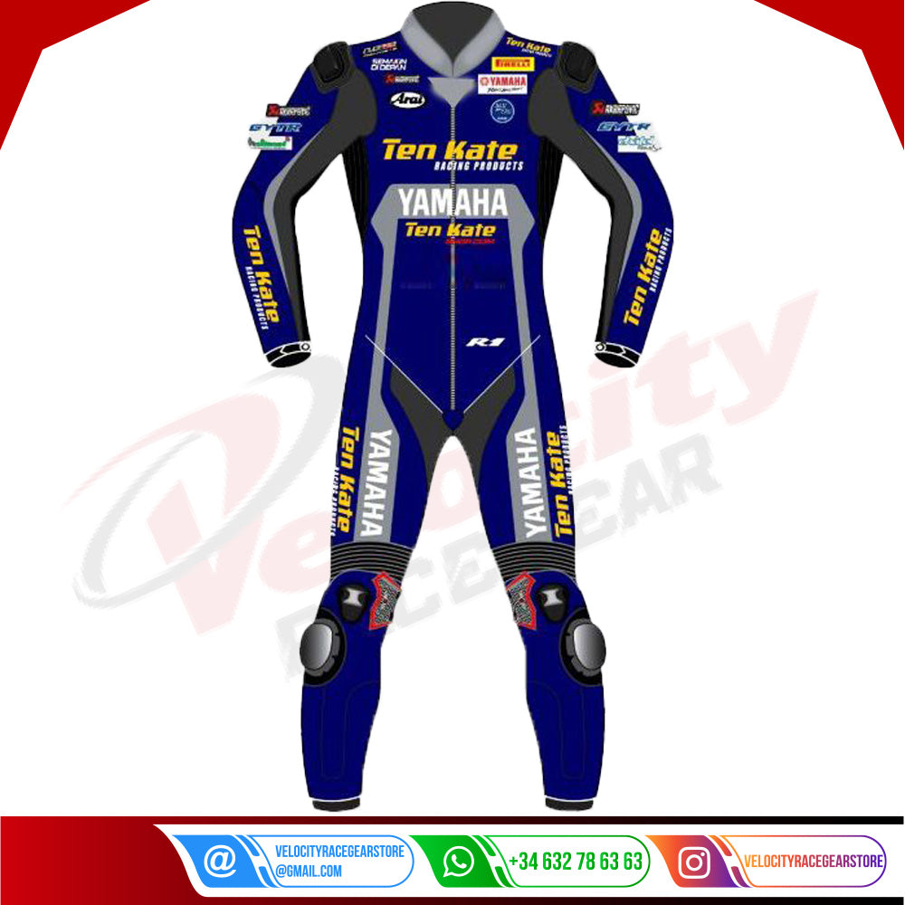 Loris Baz Yamaha Motorcycle Leather WSBK 2020 - Velocity Racegear-null