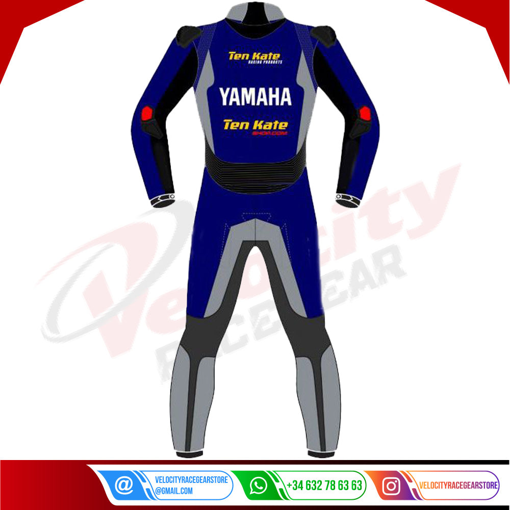 Loris Baz Yamaha Motorcycle Leather WSBK 2020 - Velocity Racegear-null