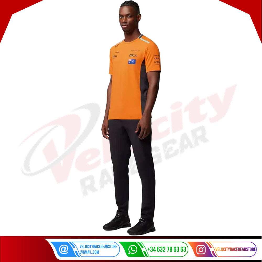 MENS McLAREN REPLICA SET UP T-SHIRT OSCAR PIASTRI - Velocity Racegear-MENS McLAREN REPLICA SET UP T-SHIRT OSCAR PIASTRI - Velocity Racegear-F1 Polo Shirts
