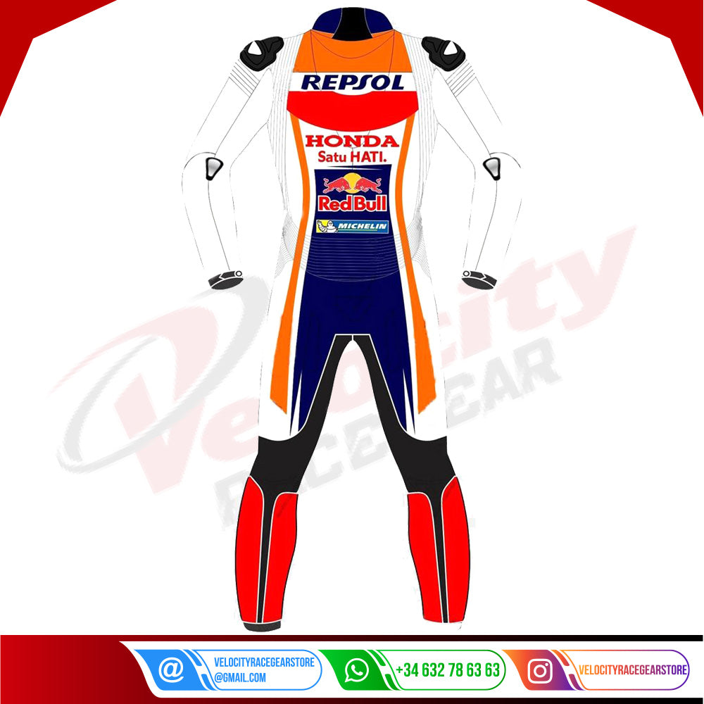 Marc Marquez Honda Repsol Motorbike Suit - Velocity Racegear-null