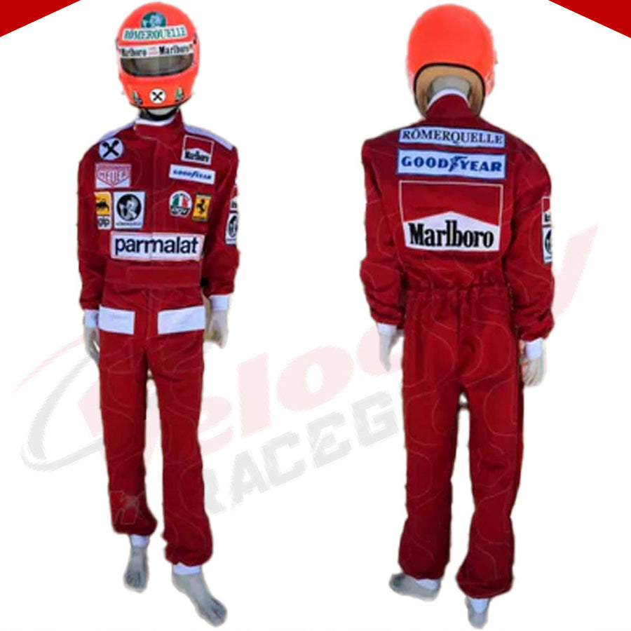 Niki Lauda 1976 Ferrari F1 Embroidered Racing suit - Velocity Racegear ...