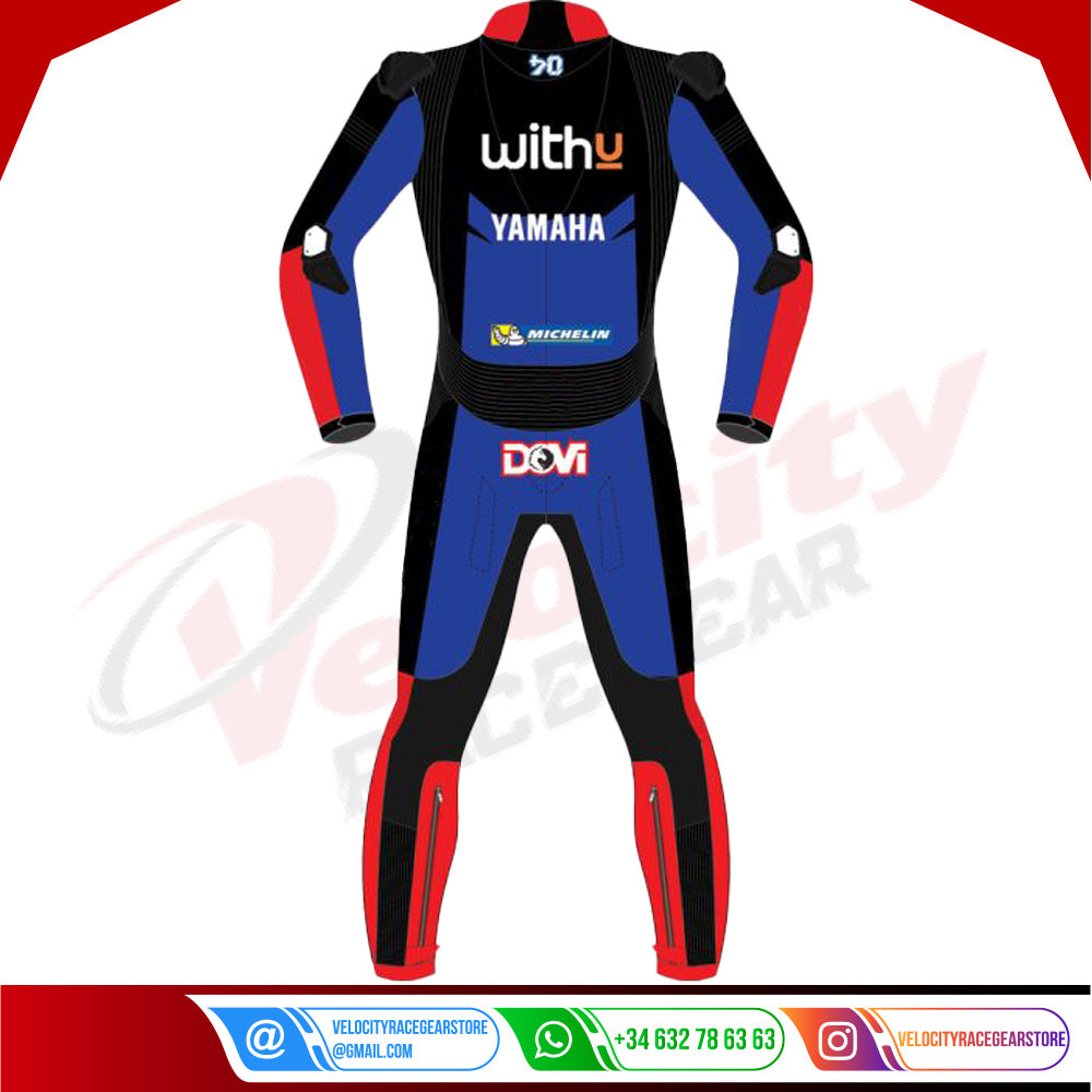 Yamaha Leather Suit Andrea Dovizioso MotoGP 2022 - Velocity Racegear-null